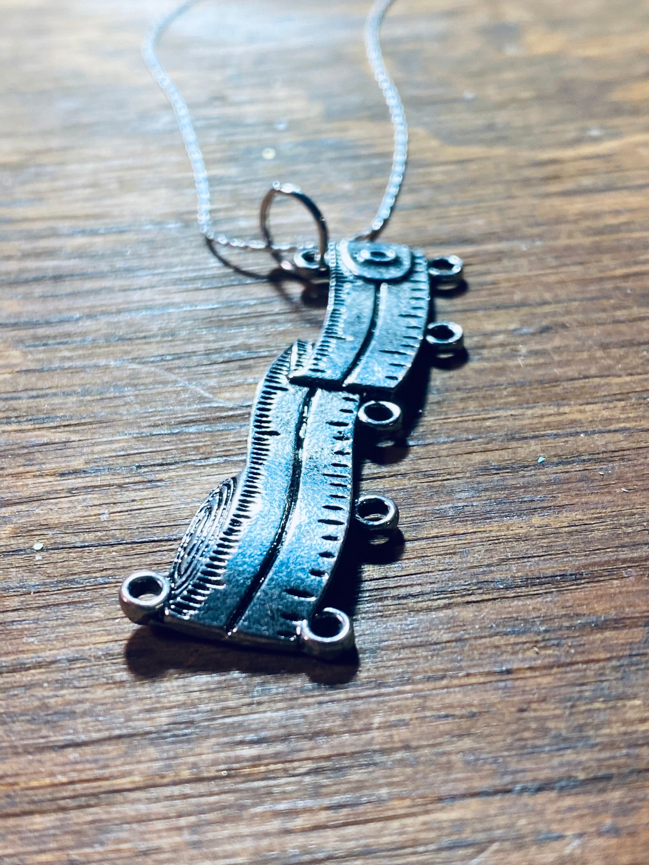 Tape Measure Necklace Tape Measure Charm Tailor Necklace Etsy UK