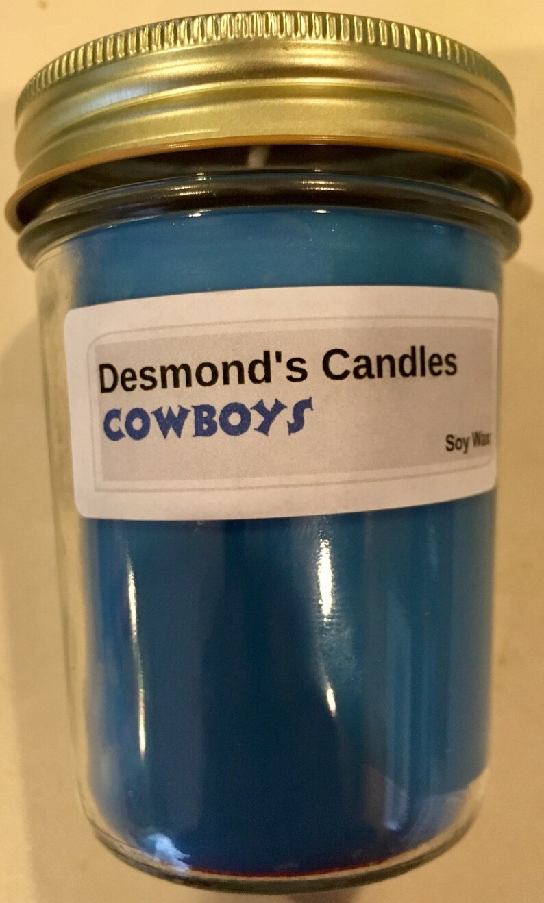 Desmond's Candles Homemade Scented Dallas Cowboys Spring Etsy.de