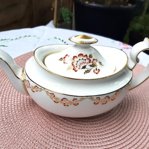 NEW - Royal Crown Derby 22ct Hand Gilded “Bourbonnais” Teapot - A1238