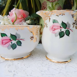 Vintage Royal Standard Creamer & Sugar Bowl Set