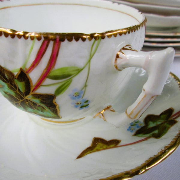 Antique Aynsley Aesthetic Movement Cup & Saucer Duo 1870