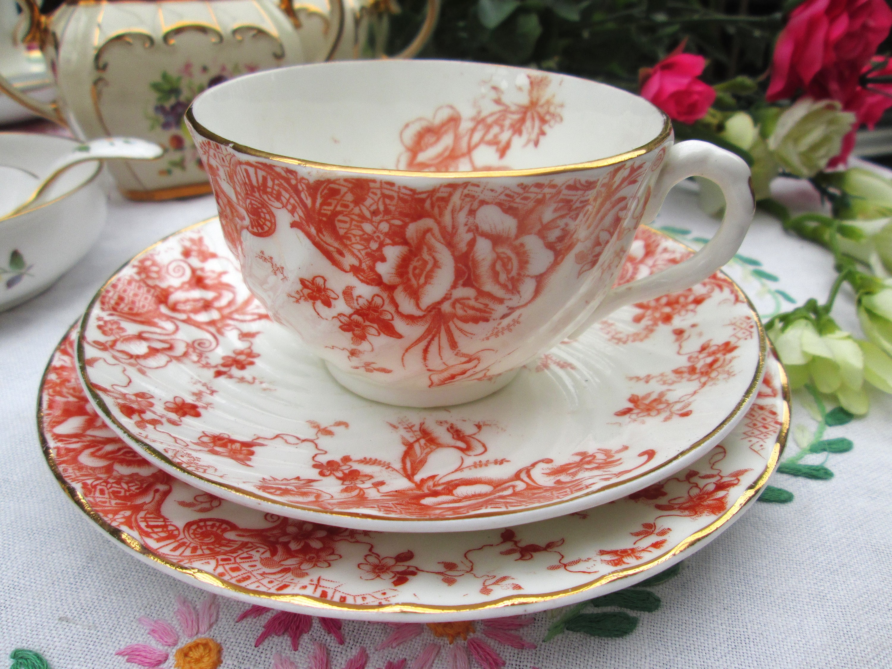 ミントン MINTON PERSIAN ROSE 4人用セットポット