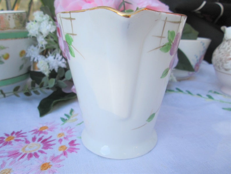 Art Deco Creamer & Sugar Set Hand Painted Etsy