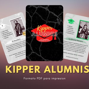 Exalumnos de Kipper: Tarjetas didácticas de Liz Figueroa (formato PDF)