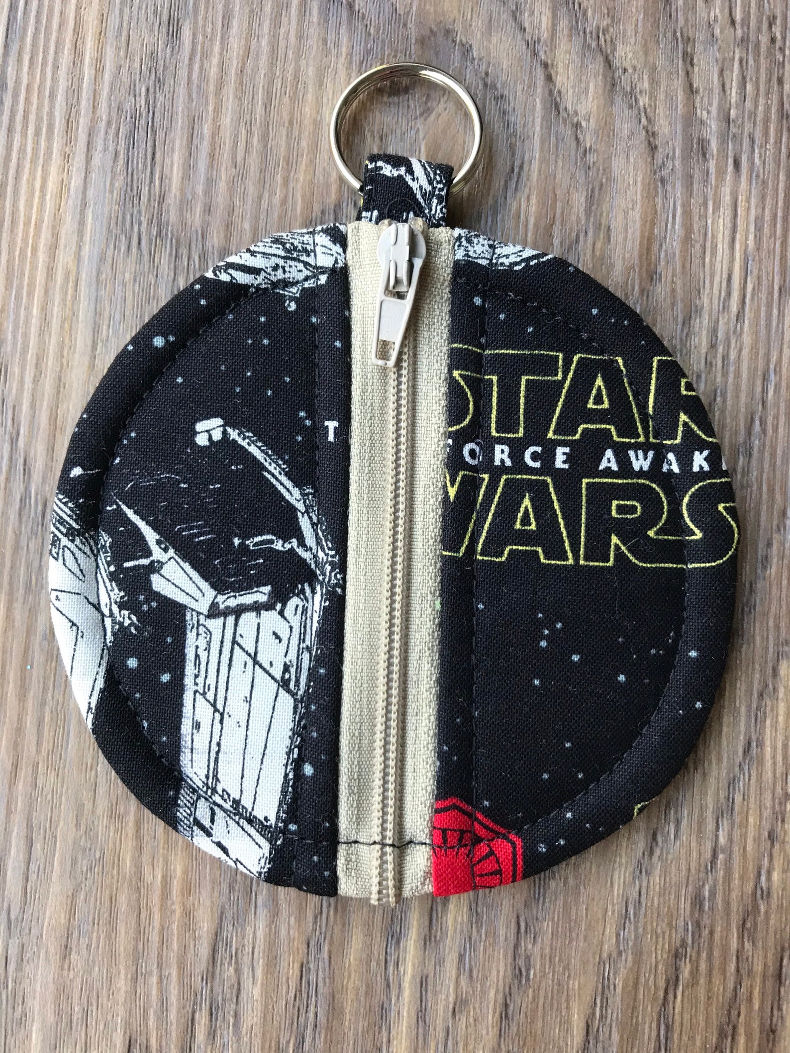 Star Wars Themed Circular Zipper Pouch Etsy