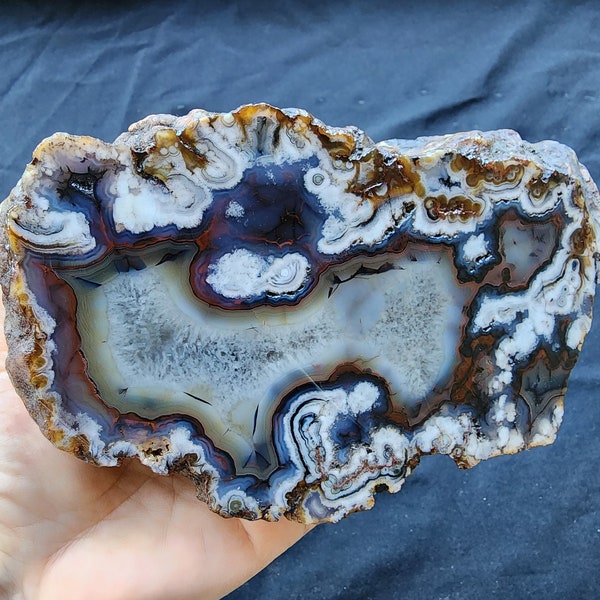 Blue Agate, Flower Agate, Quartz Agate, Decorative Stone, 石英岩, Beautiful Agate, 마노, Agaat, Agate Display, Interior Design, Agata, Achat