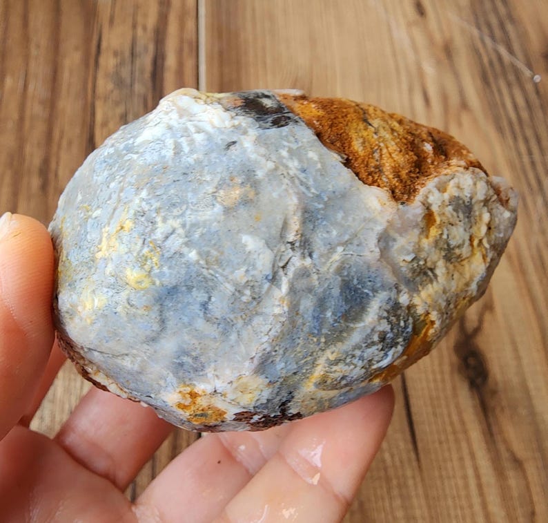 Blue Chalcedony Rough, 푸른 칼세도니, Blue Chalcedony Raw, Blue Gemstone, ブルーカルセドニー, Blå Chalcedon,  Calcedonia Azul, 蓝玉髓