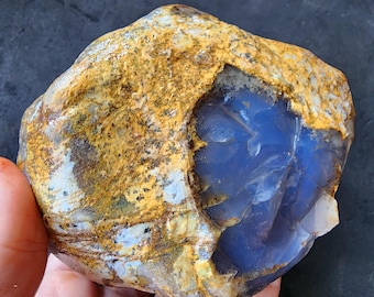 27.7 oz (785 gr) AAA Blue Chalcedony Rough, Blue Chalcedony Raw, ブルーカルセドニー, Blå Chalcedon, العقيق الأزرق, Calcedonia Azul, קלצדוני כחול, 蓝玉髓