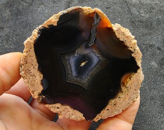 Thunder Egg Pair, Floater Agate, Unpolished Agate