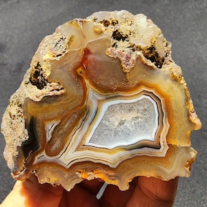 Banded Agate Pair, Crystal Agate, Turkish Agate, Quartz Agate, 玛瑙, Collectible Rock, Laguna Agate, Agate Decor, 마노, Healing Stones, Achat
