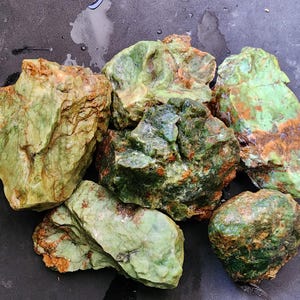 크리소프레이즈, Green Chrysoprase, Raw Chrysoprase, Krysopras, Rough Chrysoprase, Хризопраз, Crisoprasio, الكريسوبراس, Crisoprasa