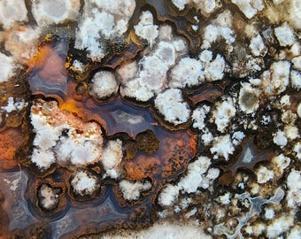 Flower Agate Pair, Turkish Lapidary Rough, Healing Chakra Stone