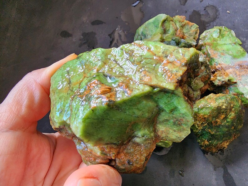 크리소프레이즈, Green Chrysoprase, Raw Chrysoprase, Krysopras, Rough Chrysoprase, Хризопраз, Crisoprasio, الكريسوبراس, Crisoprasa