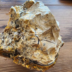 Large Opal Specimen, Large Yellow Opal, Dendritic Opal Rough, Dendrite Opal Rough, 수지상 오팔, Lapidary, Raw Dendritic Opal