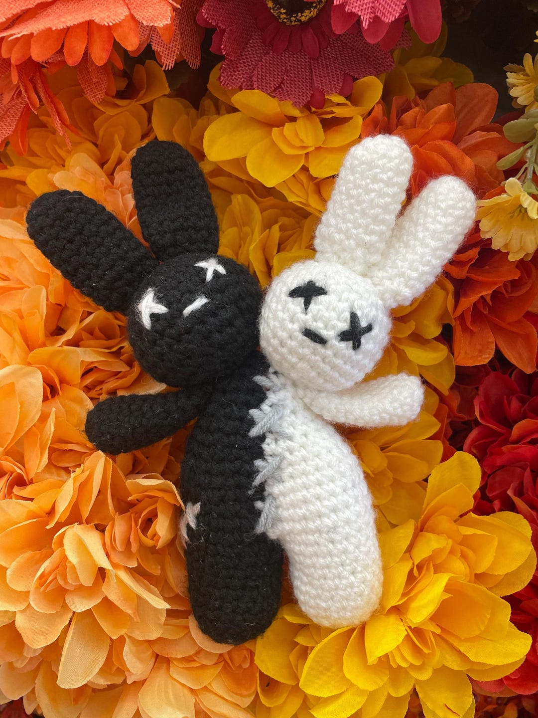 Eerie 2-headed Bunny, Double Headed Rabbit, Crochet Halloween Bunny - Etsy