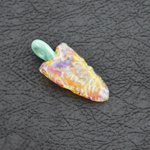 Glass Arrowhead Pendant