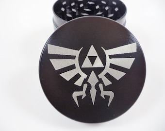 Triforce 2.2" Laser Etched 4 Piece Herb Grinder