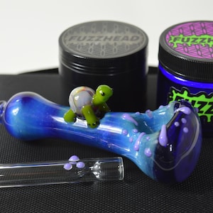 Color Shift Slime Schildkröte Glaspfeife