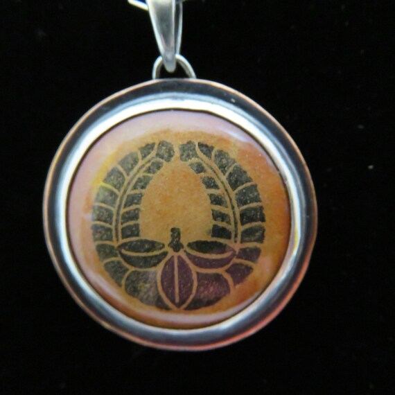 Enamel Japanese Family Crest Pendant Necklace Climbing - Japanese Family Crest Pendant Enamel Japanese Family Crest Pendant Necklace Climbing - Japanese Family Crest Pendant