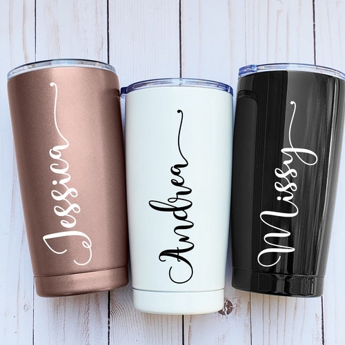 Custom tumblers Stainless Steel Travel Cup personalized gift Personalized Tumbler Personalized Coffee Cup Bridesmaid Gift Travel Mug