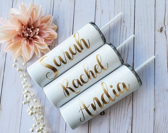 Personalized Tumbler, Personalized Coffee Cup, Travel Mug, Stainless Steel, personalized gift, Travel Cup, Bridesmaid Gift