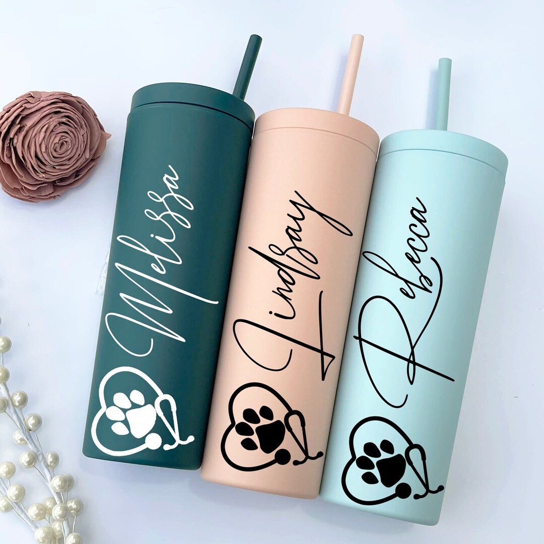 Personalized Cup for Veterinarian Vet Tech Gift Insulated Tumbler