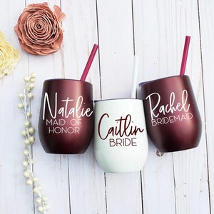 Bridesmaid Proposal, Asking Bridesmaids, Will you be my bridesmaid?, Bridesmaid Cups, Bridesmaid Gift