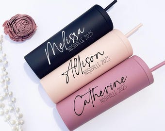 Personalized Bachelorette Tumbler: Nashville Party Favor, Bride & Babe Gift