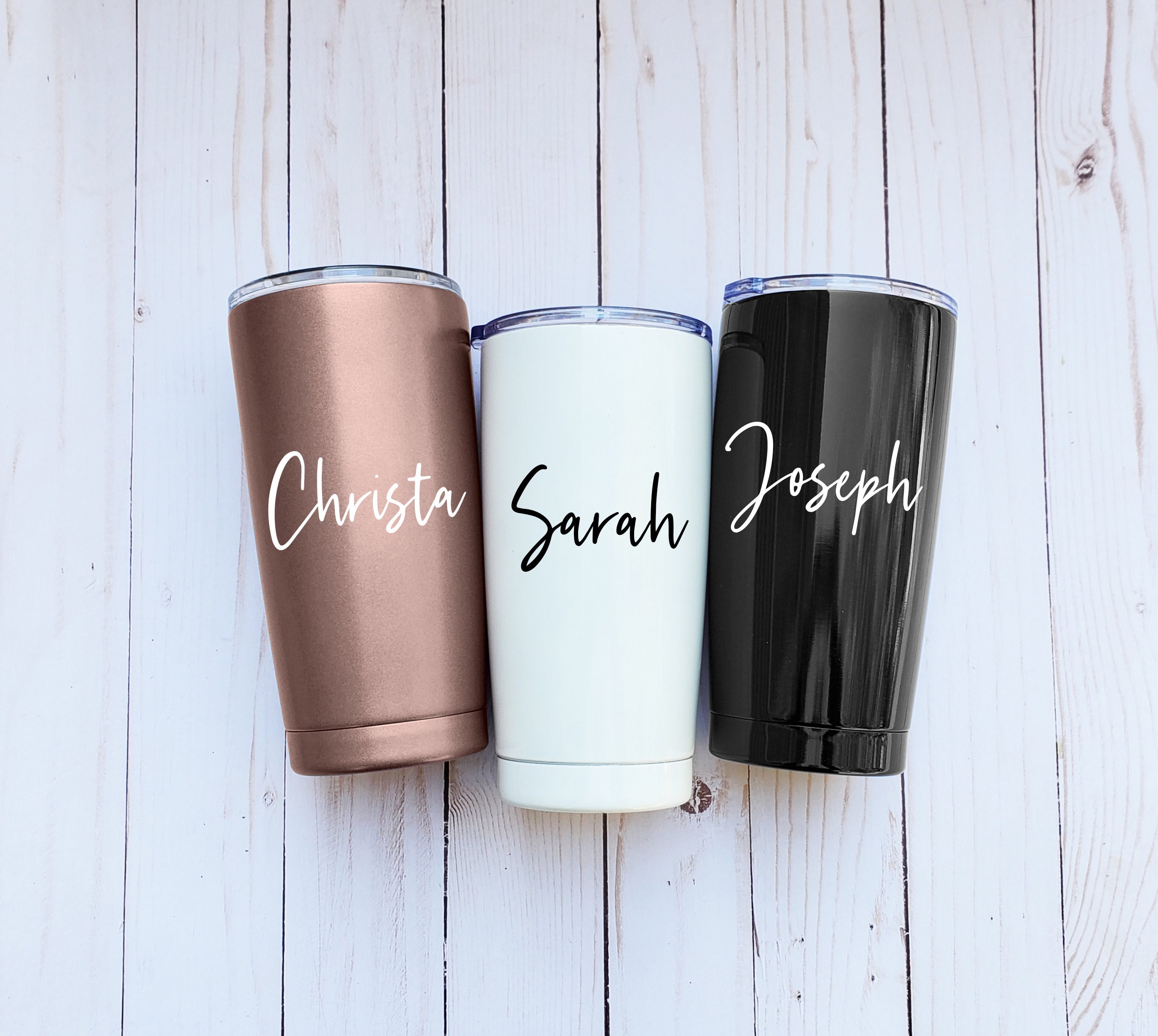 Personalised Travel Mug Metal Coffee Cup Engraved Coffee Cup Customised Tea  or Coffee Cup, Work, Office Friend Gift, Hot or Cold Mug 