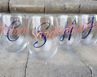 Girls Weekend, Girls Getaway, Customizable Wine Glasses, Personalized Wine Glasses