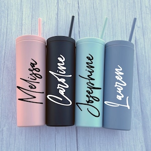 Personalized Bridesmaid Tumbler: Custom Wedding Party Gift