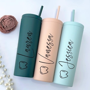 Dental Assistant Cup Dental Hygienist Cup Dental Cup Dentist Cup Gifts for Employees Best Office Gift Custom Tumbler Coworker Bulk Gift Set