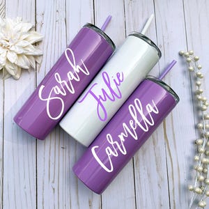 Stainless Steel Tumbler, Personalized Tumbler, Wedding Tumbler, Bridesmaid Tumbler,  Bridesmaid Gift, Bride Tumbler