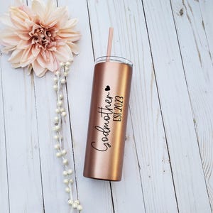 Godmother gift, will you be my godmother, gift for godmother, godmother tumbler