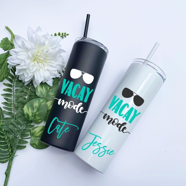 Personalized Cruise Tumbler: Stainless Steel Vacation Cup
