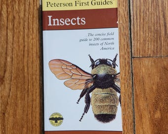 Peterson First Guides Guía de campo de insectos Guía de naturaleza Tapa blanda Vintage