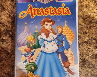 Cuentos encantados de Anastasia Sony Wonder directo a vídeo doméstico cinta VHS