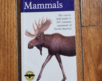 Peterson First Guides Guía de campo de mamíferos Guía de naturaleza Tapa blanda Vintage