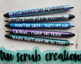 Papermate Inkjoy Glitter Resin Pens for work