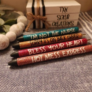 Inkjoy Work Humor Glitter Pens