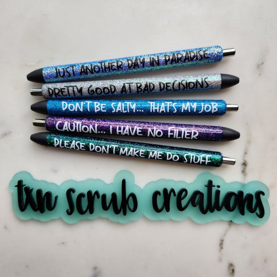 Papermate Inkjoy Glitter Resin Pens for work