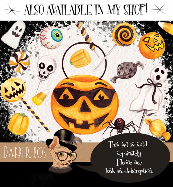 Download Watercolor Trick Or Treating Kids Illustrations Clip Art Etsy