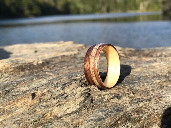 Wood Ring, Wood Wedding Band, Wood Rings, wooden ring