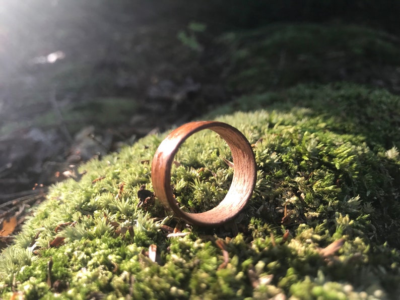 Exotic Wood Ring, Exotic Wood Jewelry, Wood Weeding Ring, Unique Wedding Ring Women, Unisex Ring, Wood Ring Men, Wood Ring Men Wedding image 9