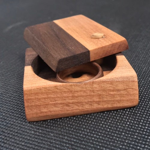 Miniature jewelry box, ideal as a gift for women, wooden buy bowl