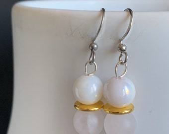 Pearl earrings