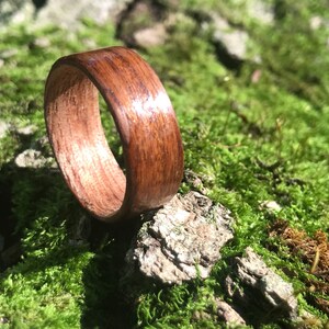 Exotic Wood Ring, Exotic Wood Jewelry, Wood Weeding Ring, Unique Wedding Ring Women, Unisex Ring, Wood Ring Men, Wood Ring Men Wedding image 8