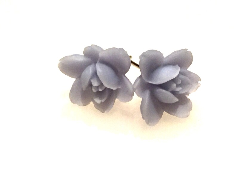 gift for her flower earrings boho stud romantic stud earrings flowers earrings pink studs Flower pink earrings bridemaids gift