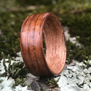 Exotic Wood Ring, Exotic Wood Jewelry, Wood Weeding Ring, Unique Wedding Ring Women, Unisex Ring, Wood Ring Men, Wood Ring Men Wedding image 6