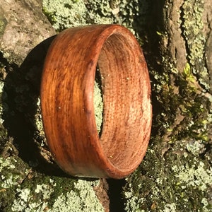 Exotic Wood Ring, Exotic Wood Jewelry, Wood Weeding Ring, Unique Wedding Ring Women, Unisex Ring, Wood Ring Men, Wood Ring Men Wedding image 10